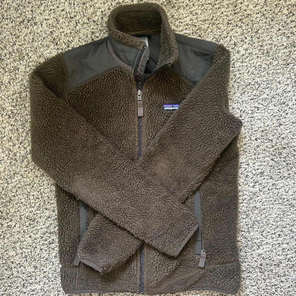 Patagonia - Vintage Retro Pile Jacket - Brown, M - Picture 1 of 4